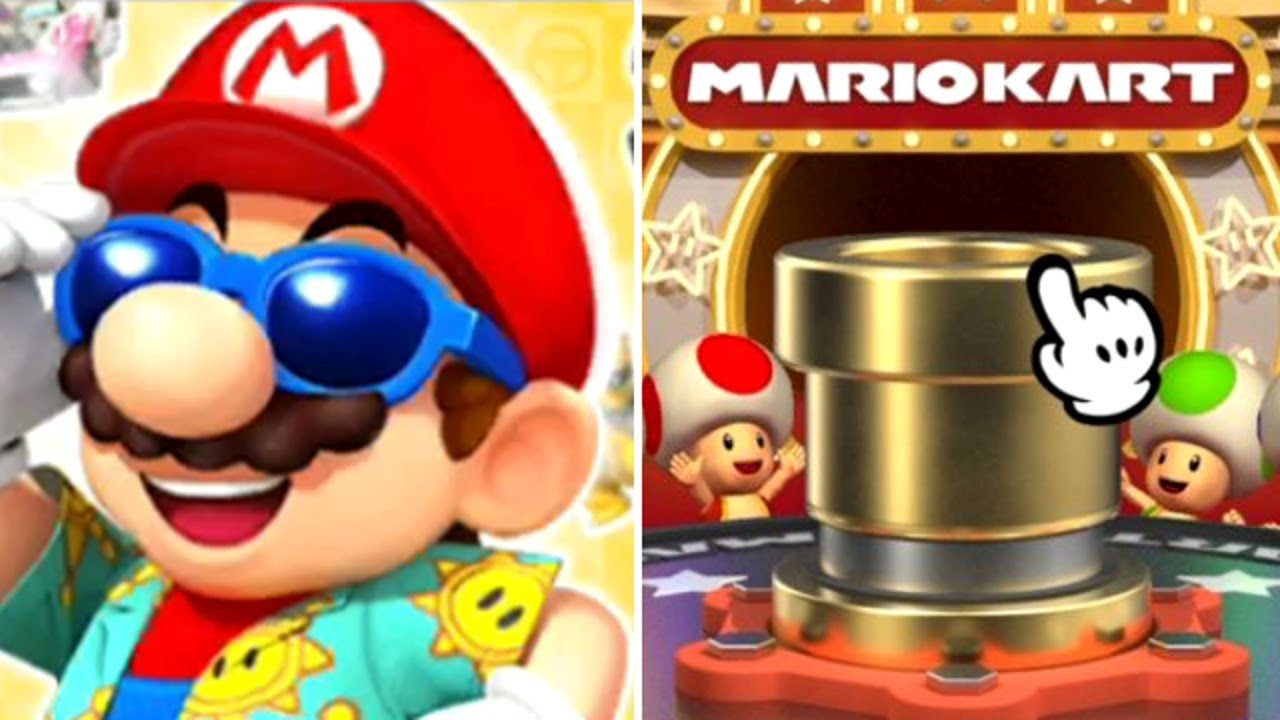 Mario Kart Tour - How many Pulls for Mario (Sunshine)? (Los Angeles Pipe 1)