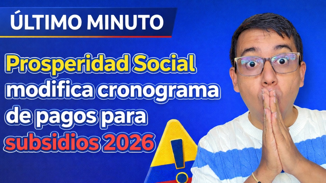 Atención Colombia: Cambian fechas de pago de subsidios 2026 | Wintor ABC explica