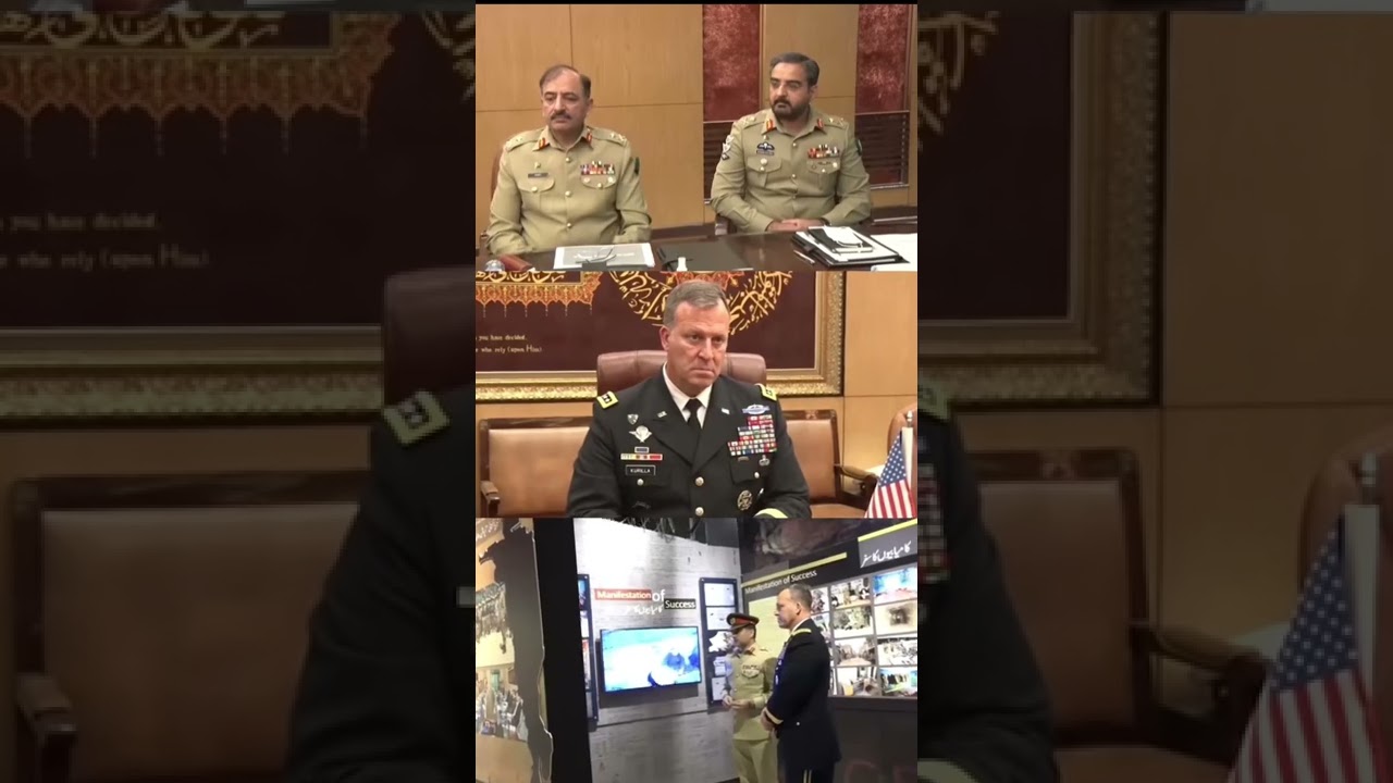 General Michael Erik Kurilla, Commander US CENTCOM along with delegation visited GHQ.