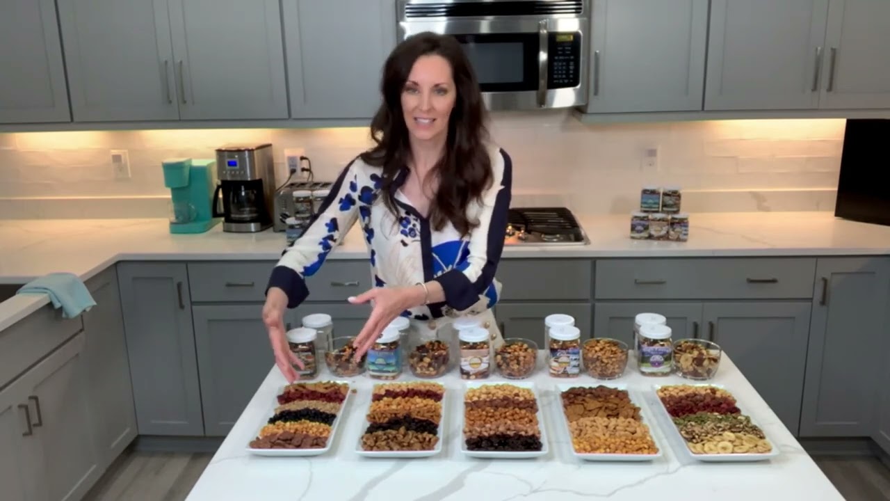 Germack (5) Mini Jars Summer Assortment of Nut Mixes on QVC
