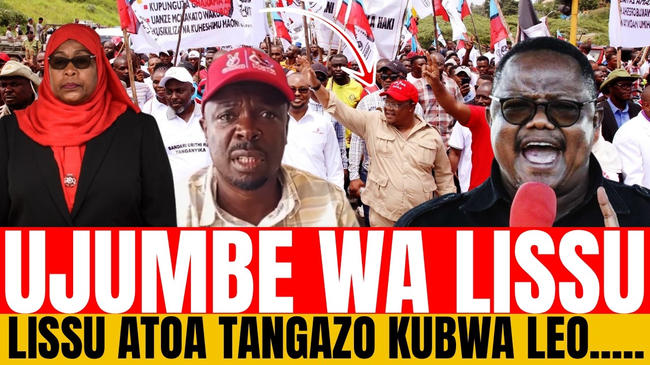 BREAKING NEWS: TUNDU LISSU ATOA TANGAZO KUBWA – WANACHAMA WA CHADEMA WA SHANGILIA!