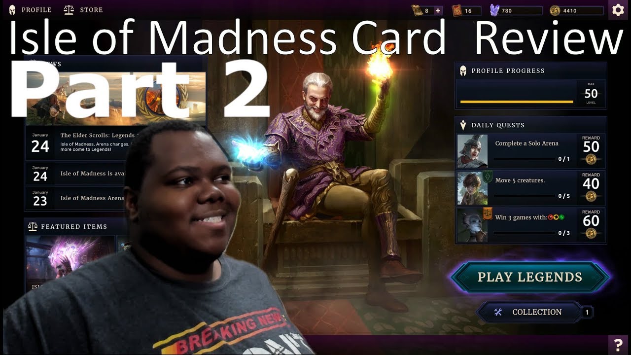 Biki's Isle Of Madness Card Review  - The Elder Scrolls Legends   Part 2