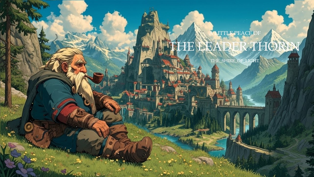 Relaxing Fantasy Music  for Focus & Calm 🌿 A little peace of the Leader Thorin