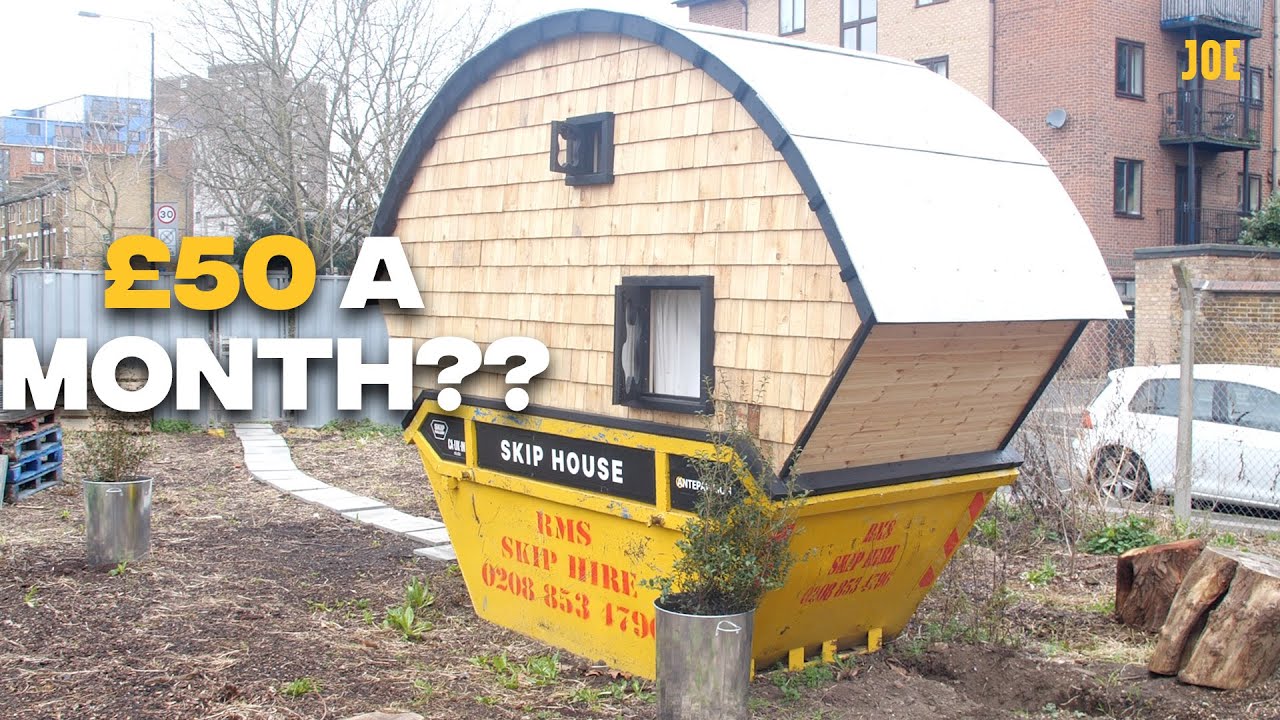 I pay £50 a month to live in a skip in London