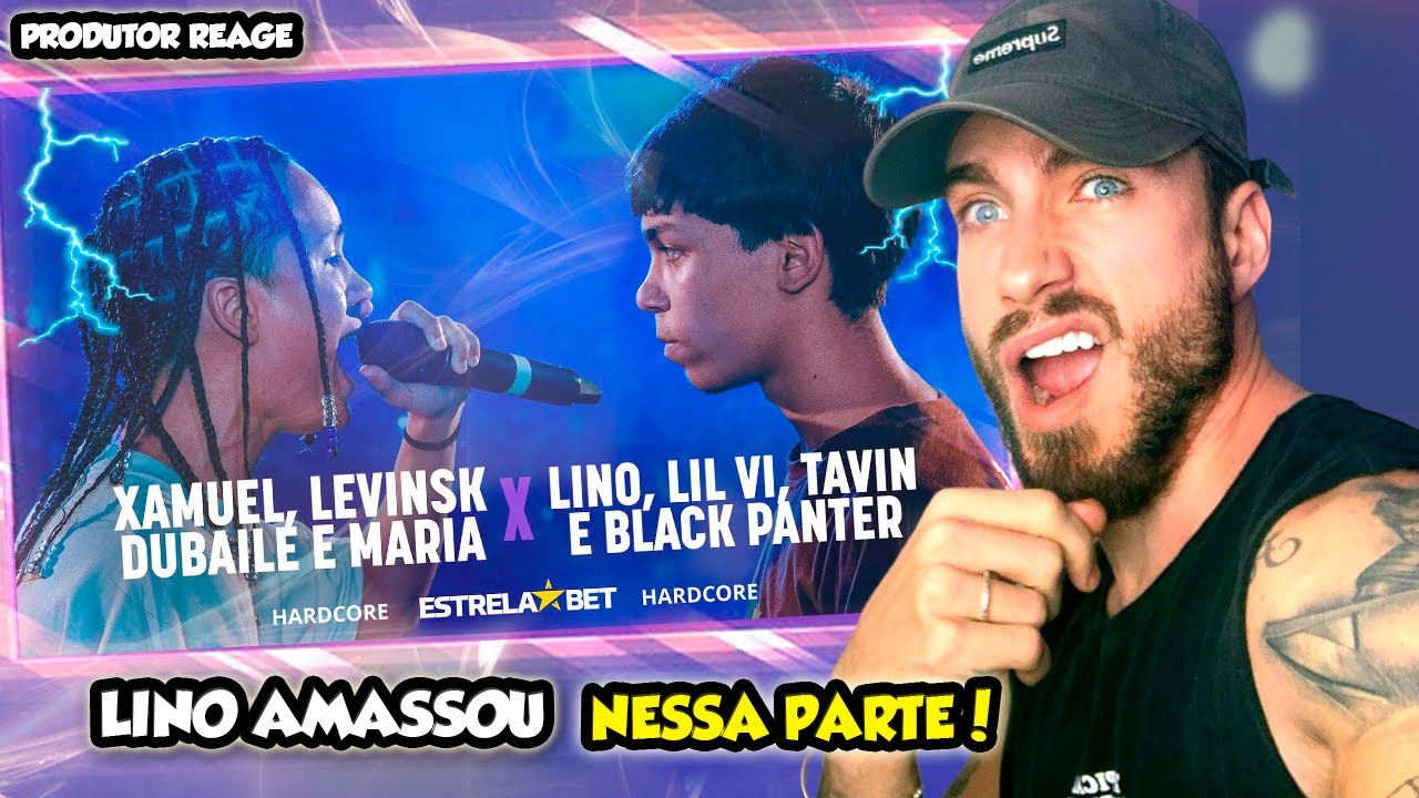 Produtor Reage (ESPETÁCULO!) TAVIN, LINO, LIL VI E BLACK PANTER x XAMUEL, MARIA, LEVINSK E DUBAILE