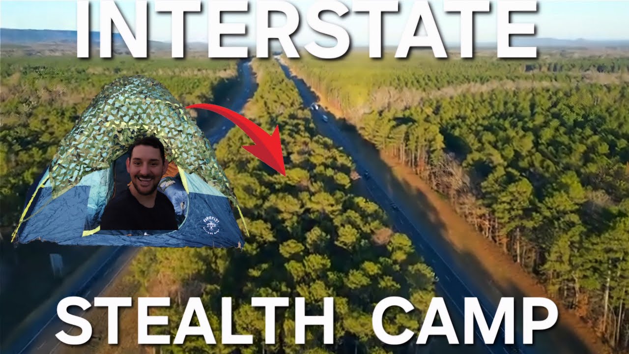 Stealth Camping In The Middle Of  Interstate 59