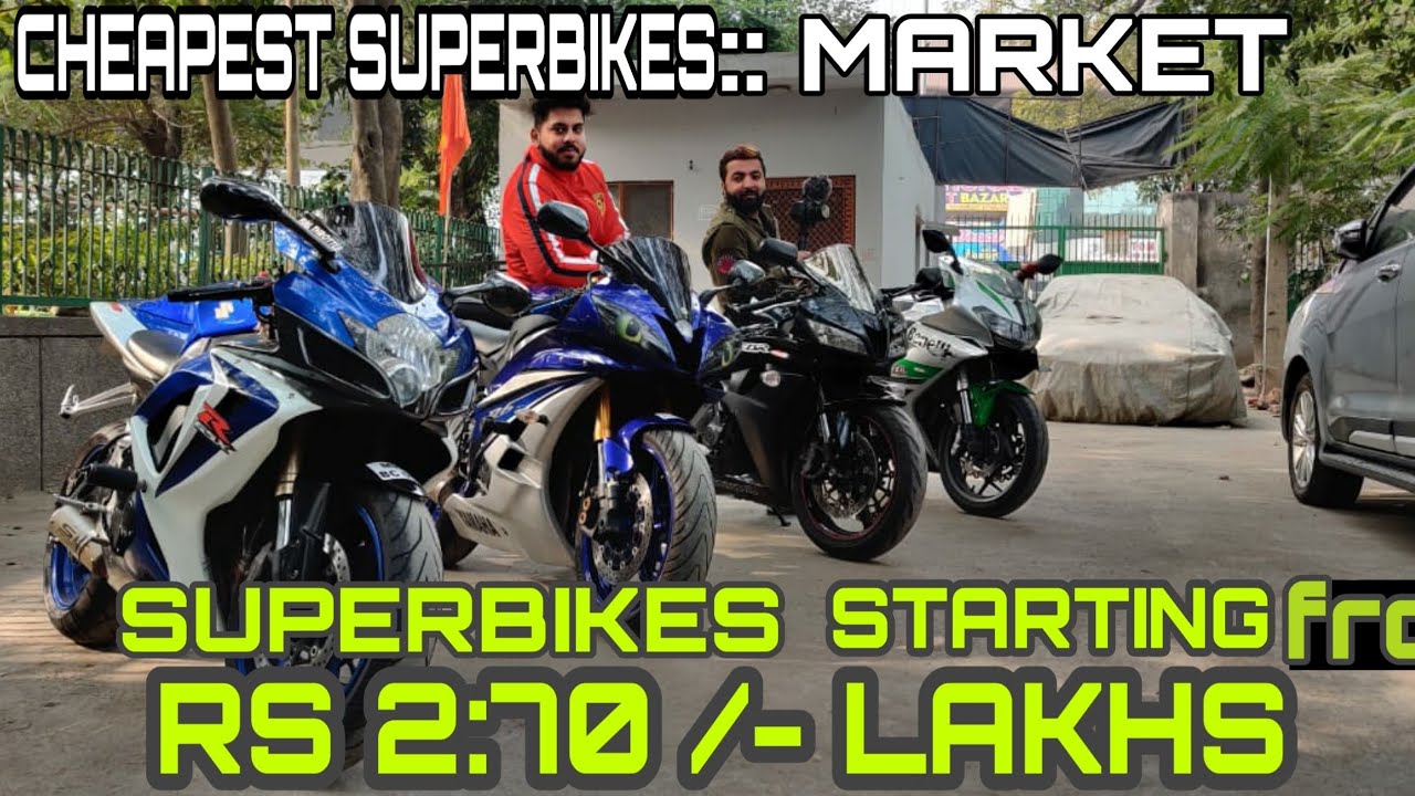 SUPERBIKES STARTING from 2:70LAKHS (Hayabusa|| GSXR || YAMAHA R6 ||BENELLI ||  in karol BAGH