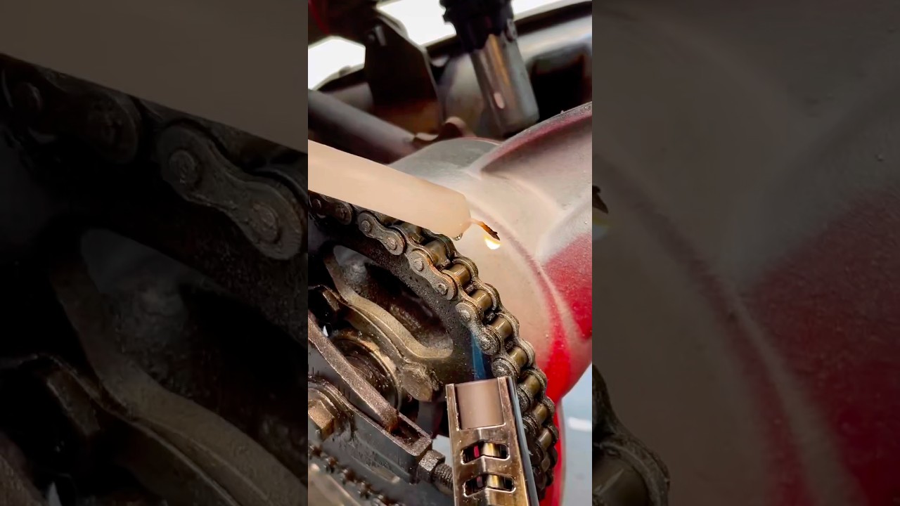 Chain lubrication gone wrong | #arvbrothers #9810331066