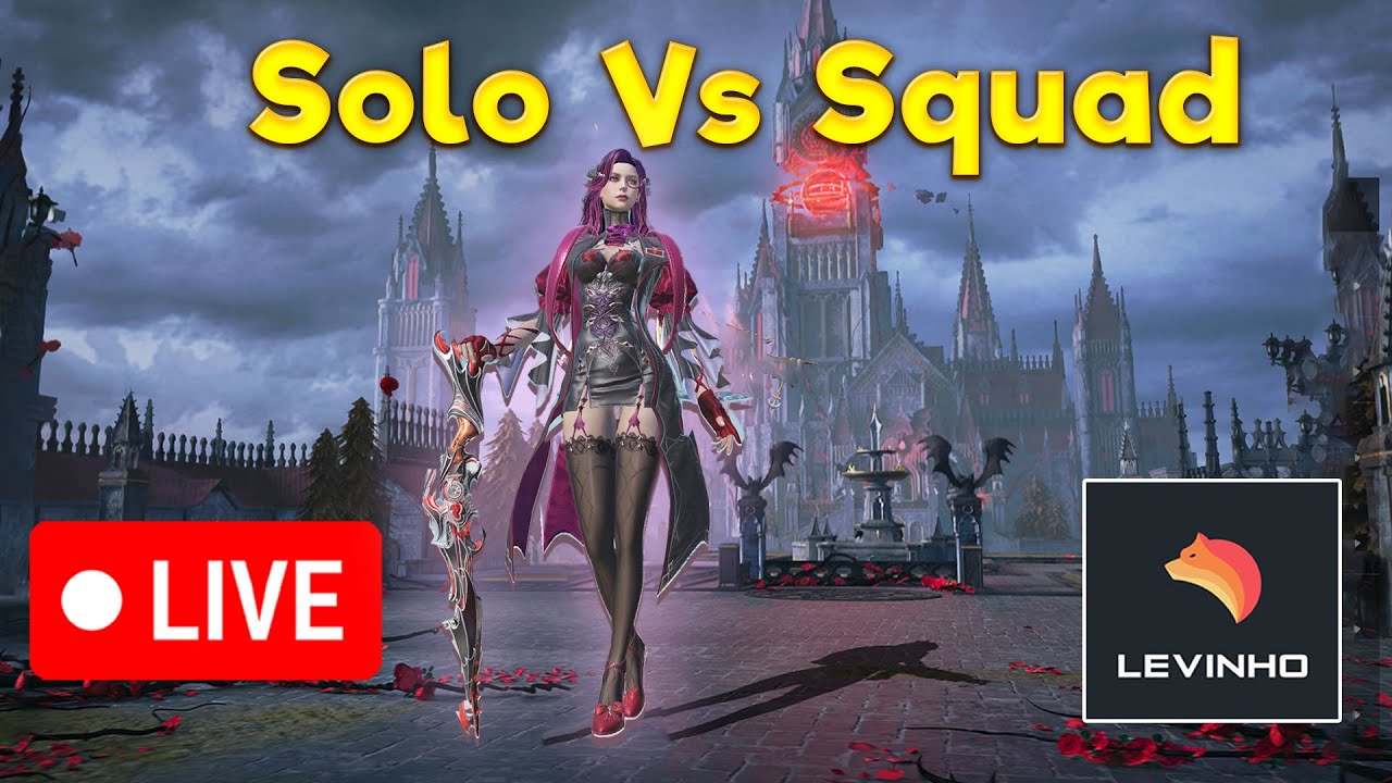 🔴 Levinho Solo Vs Squad PUBG MOBILE 🔴