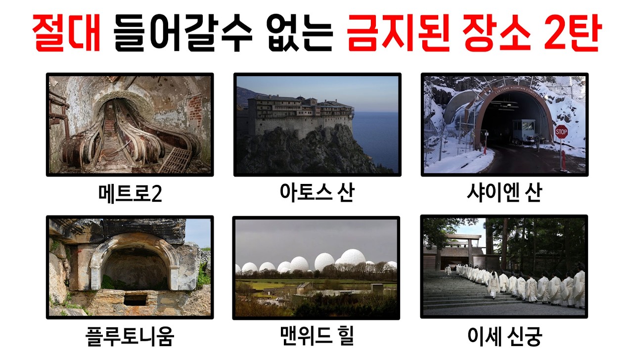 지구상 “출입이 금지된” 절대 들어갈수없는 장소 - 1분요약