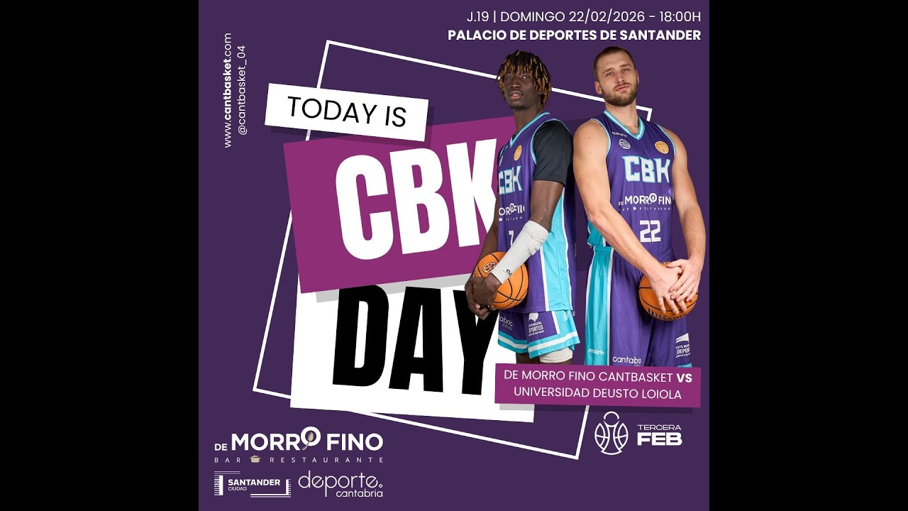 #TerceraFEB | De Morro Fino Cantbasket 🆚 Universidad Deusto Loyola Indautxu