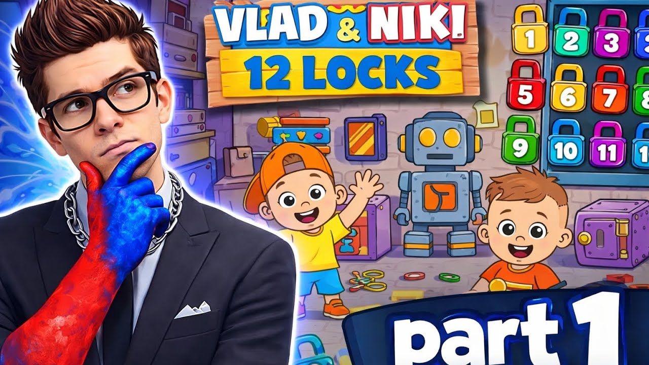 Can We Unlock ALL 12 Locks in Vlad and Niki part 1