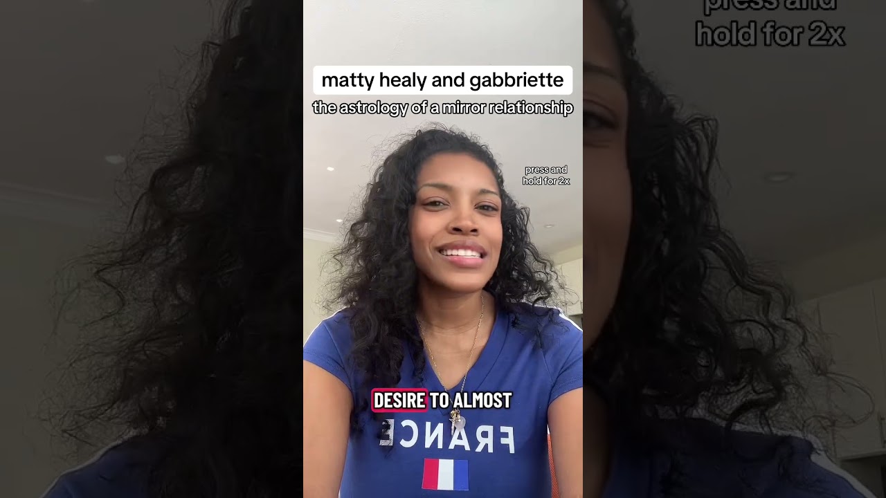 the #astrology of #mattyhealy and #gabbriette #relationship #synastry #vedicastrology #zodiac #celeb