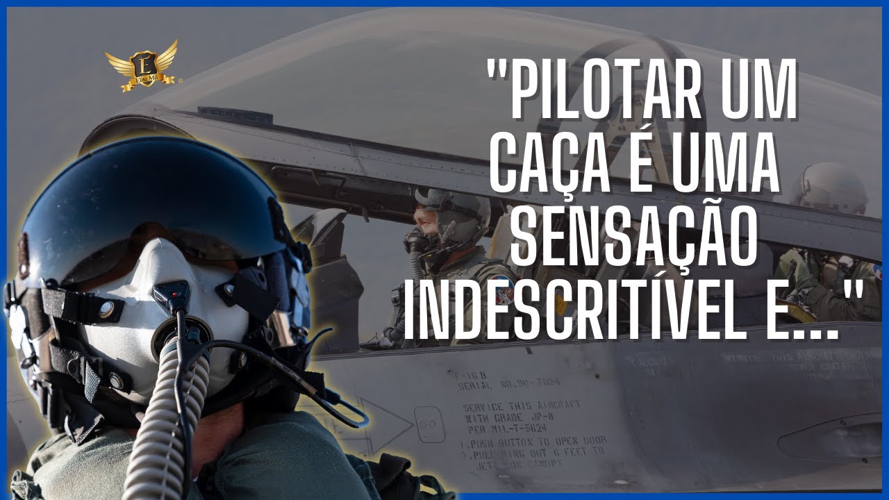 Ten Logullo fala sobre a sensação de pilotar um CAÇA