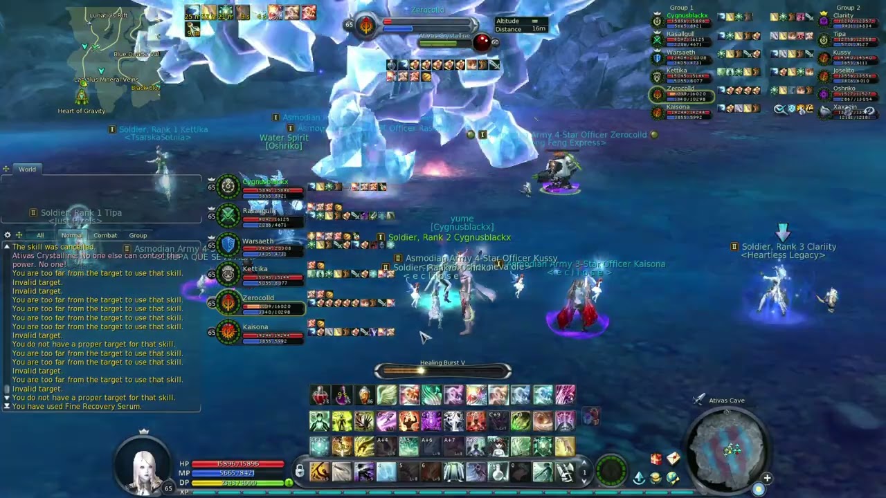 Euro Aion 4.6 Ativas Crystalline World Boss 12 ppl with Chanter