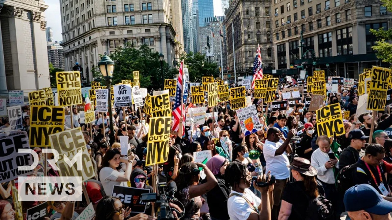 Massive Anti-ICE Protest Erupts in New York After Woman Killed in Federal Operation | AC1N
