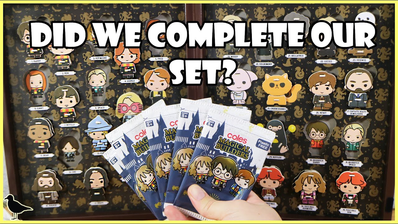 Coles Harry Potter Magical Builders Opening #4! Can we complete our set? | Birdew Reviews