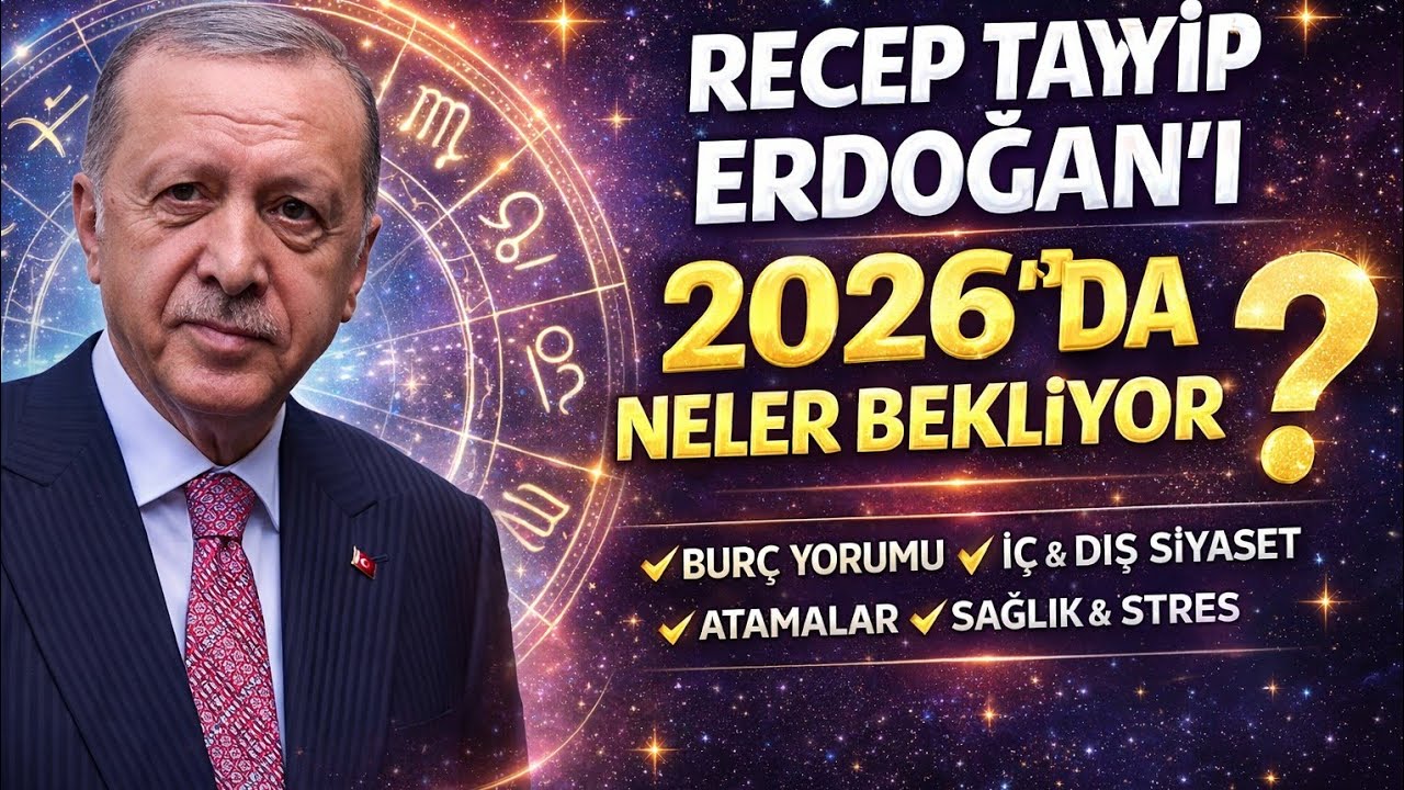 Recep Tayyip Erdoğan'ın 2026 burç yorumu, atamaları, iç ve dış siyasete neler bekleniyor? 