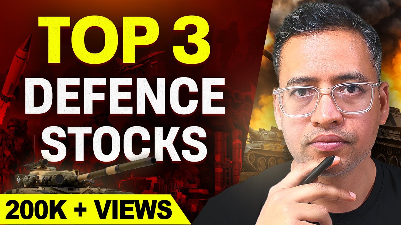 Defence Stocks a LONG TERM Play - Top 3 Defence Stocks - Rahul Jain