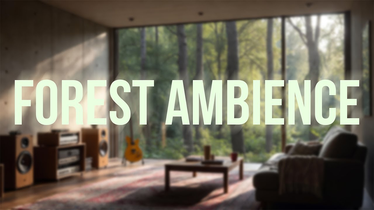 Forest View Ambient Music 🌿 Warm Organic Background for Focus & Relax