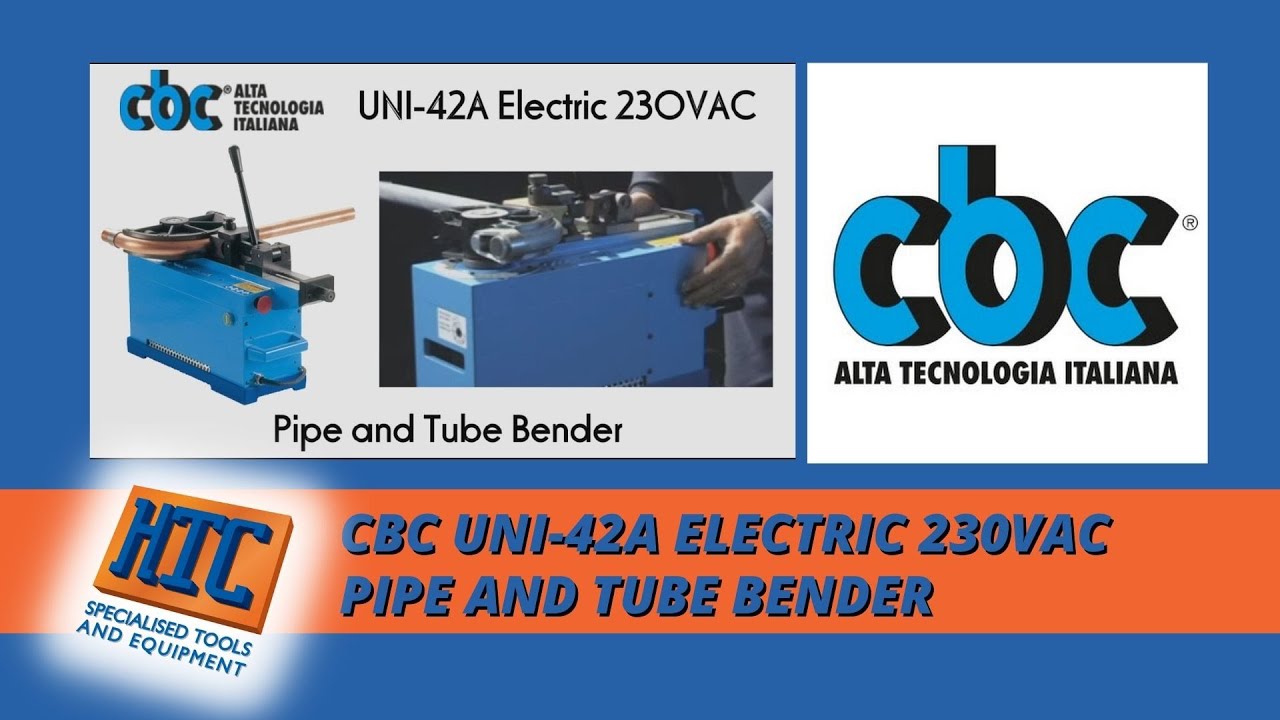 CBC UNI 42A Electric 230VAC Pipe and Tube Bender