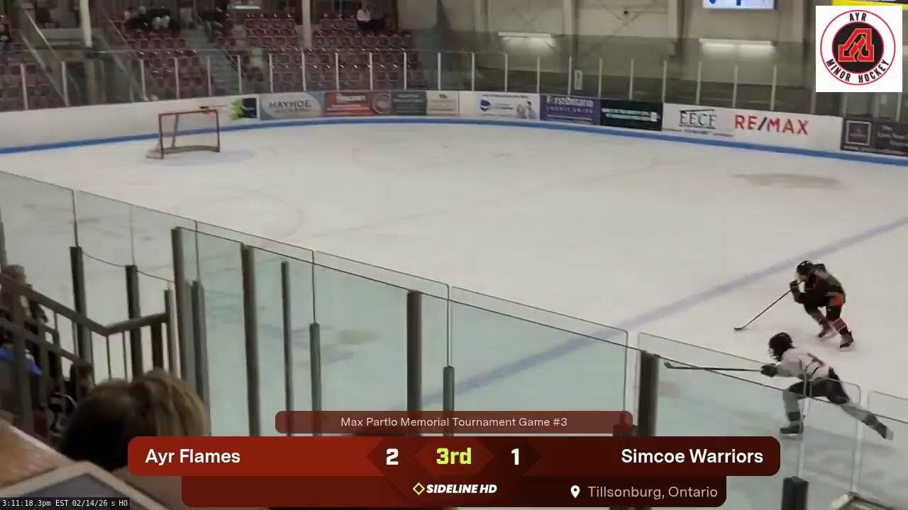 Ayr Flames @ Simcoe Warriors (2026.02.14)