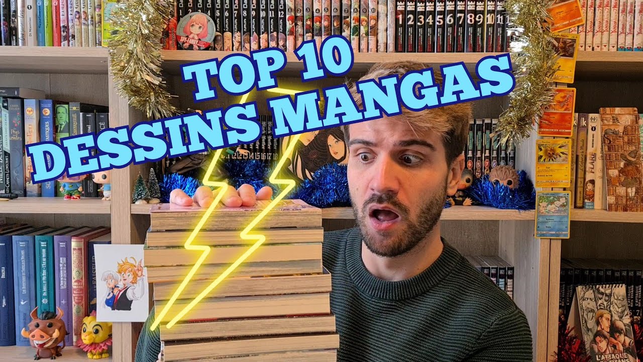 TOP 10 DES MANGAS AUX PLUS BEAUX DESSINS 😍