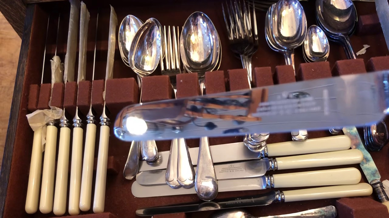 Vintage Joseph Rogers canteen of cutlery