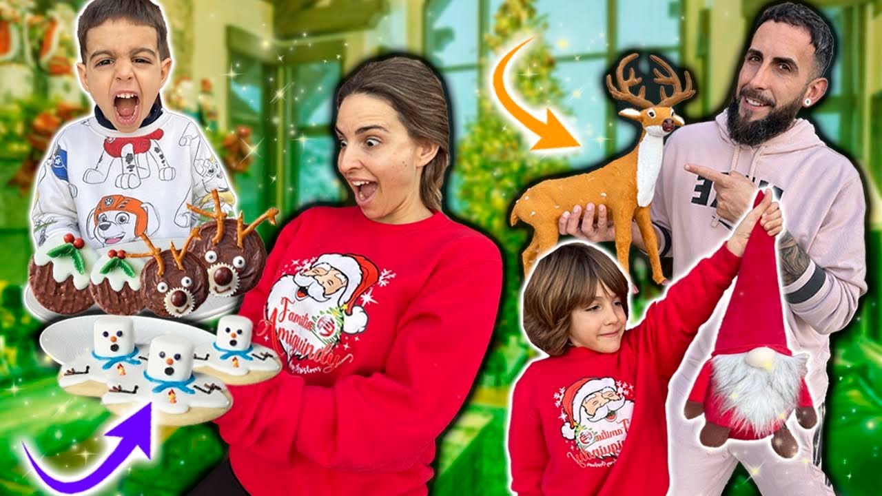 COMPRAMOS COMIDA Y DECORACIÓN DE NAVIDAD | Familia Amiguindy