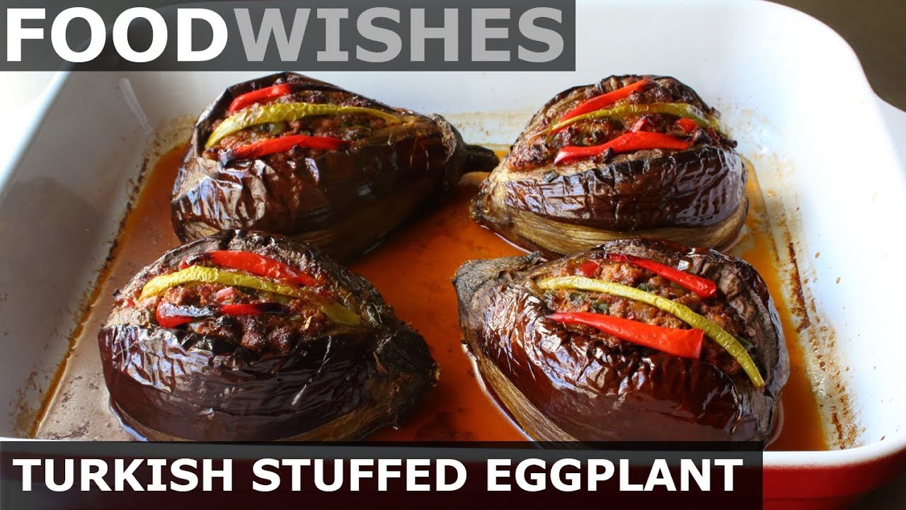 Turkish Stuffed Eggplant (Karniyarik) - Food Wishes