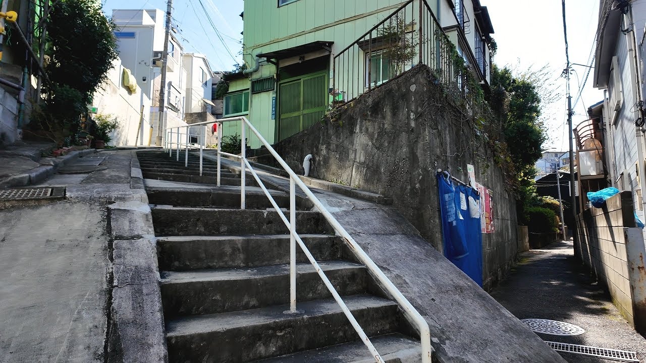 板橋 若木の階段・坂道・狭い路地が楽しい散歩【4K東京街歩き】Japan Tokyo 4K walking tour/Itabashi Wakagi,residential area