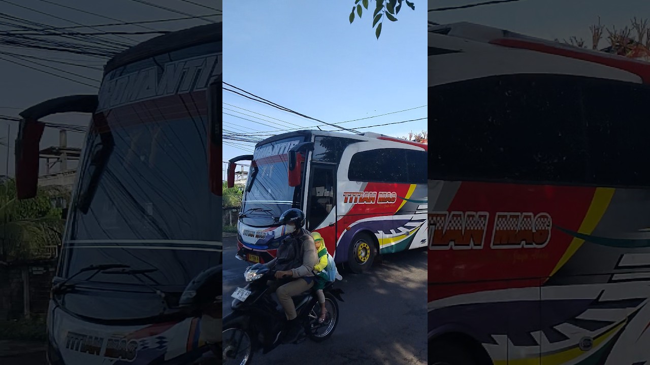 Bus AKAP Legendaris Titian Mas Lintas Bali&ndash;Mataram! #busakap #titianmas #adiputro #jetbus2 #busmania