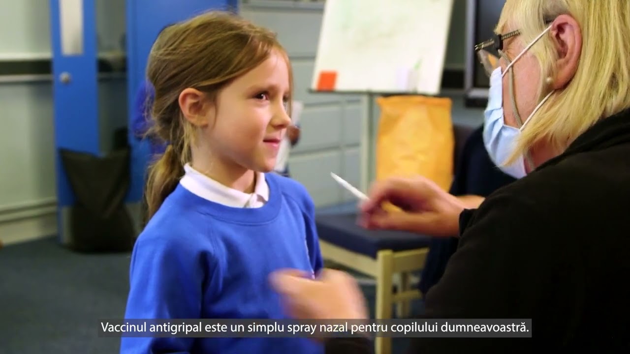 NHS Flu Vaccinations for Children [Romanian Subtitles]