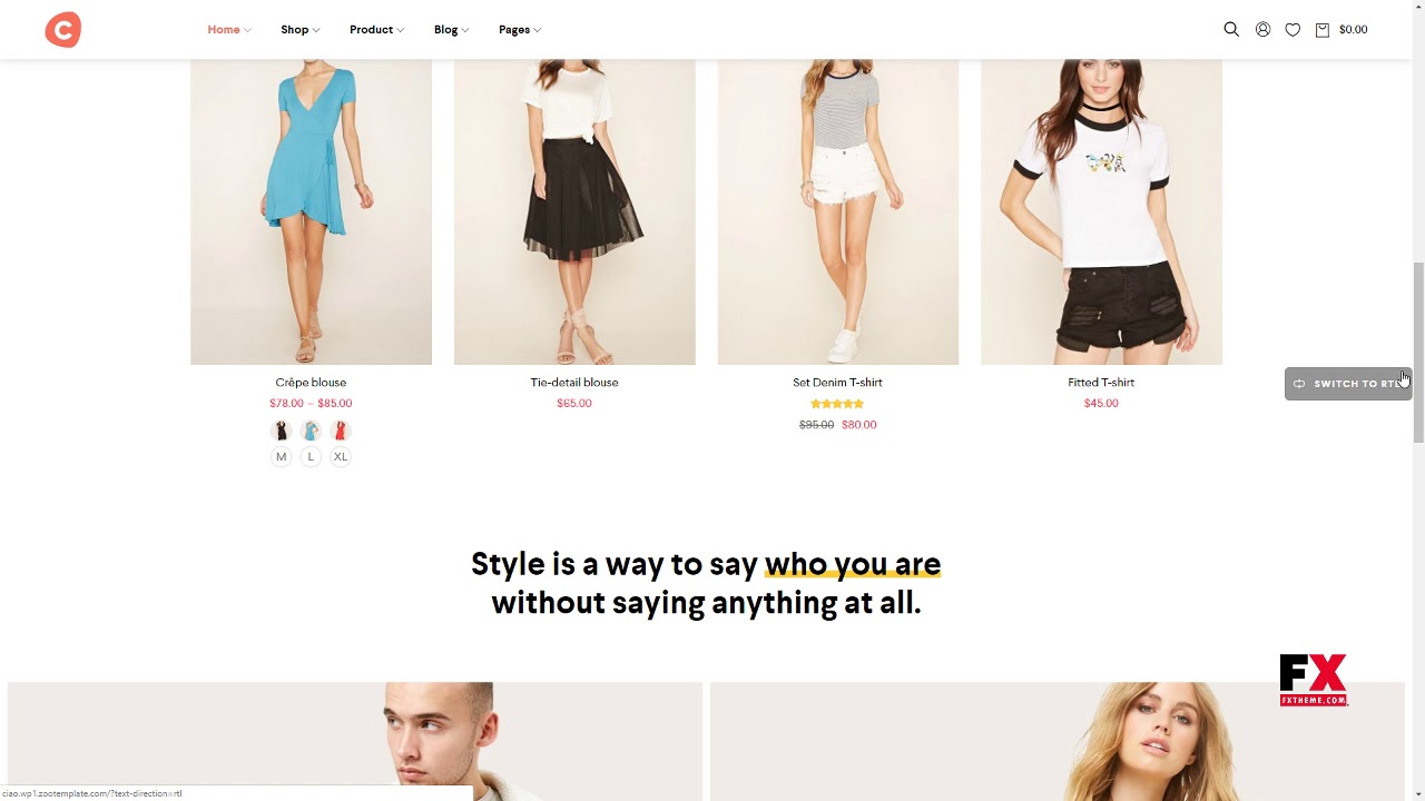 Ciao - Minimalist Elementor WooCommerce Theme      Boyce Garnett
