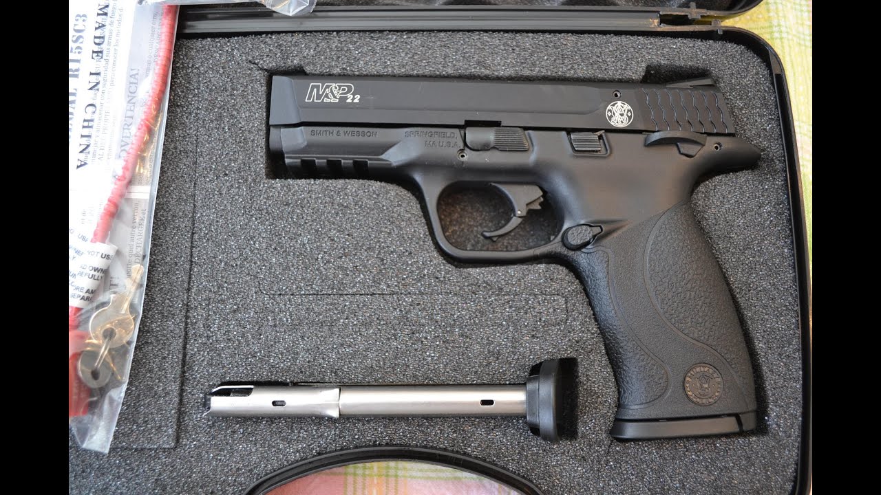 S&W MP 22 Pistol Table top review