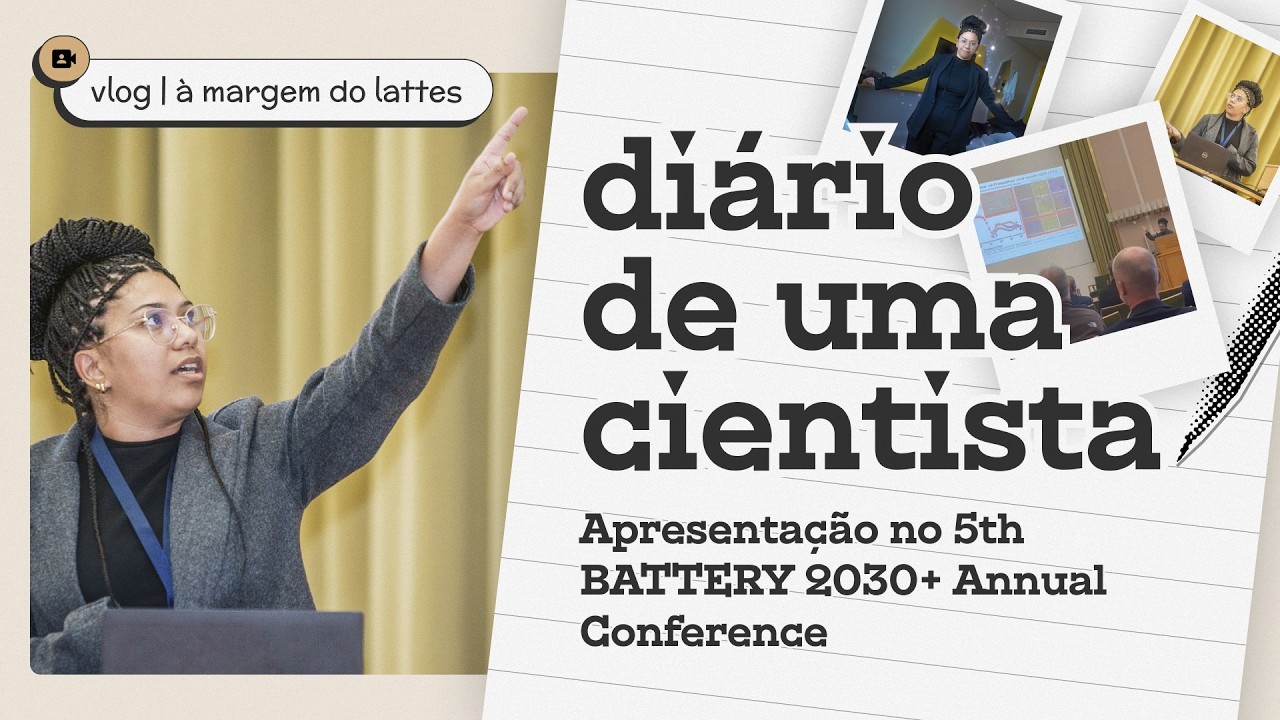 Vlog Congresso científico de baterias na Alemanha | Vida de uma Doutora em Física #studyvlog