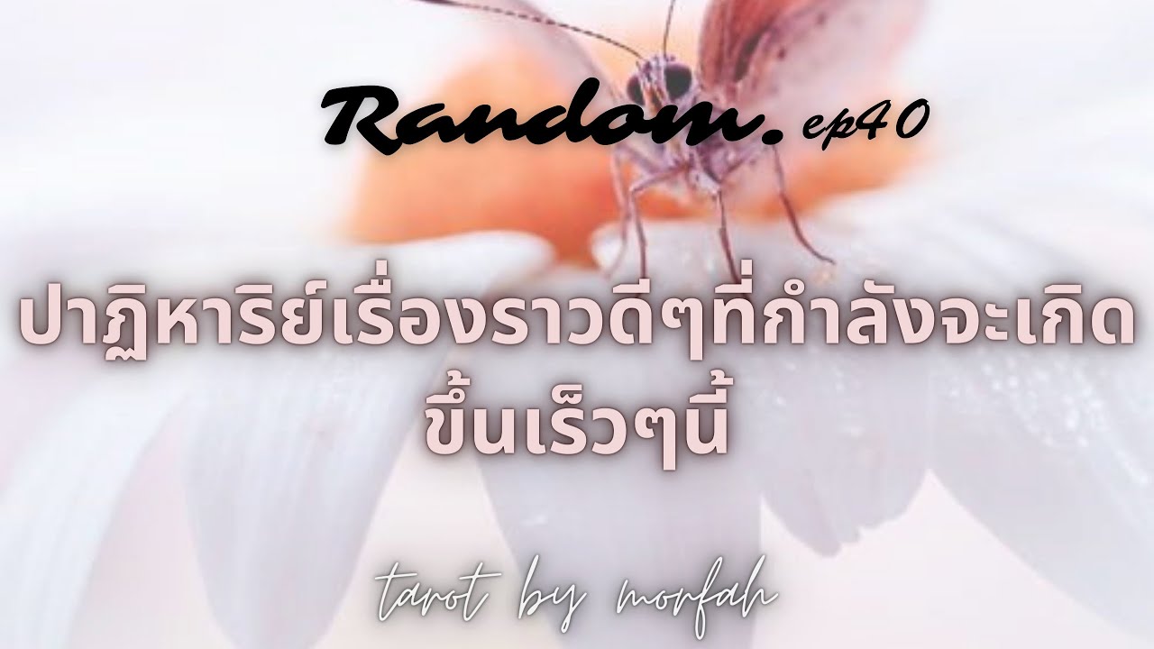 ❤️Random❤️EP.40 ปาฏิหาริย์เรื่องราวดีๆที่กำลังจะเกิดขึ้นเร็วๆนี้🎉💐👫