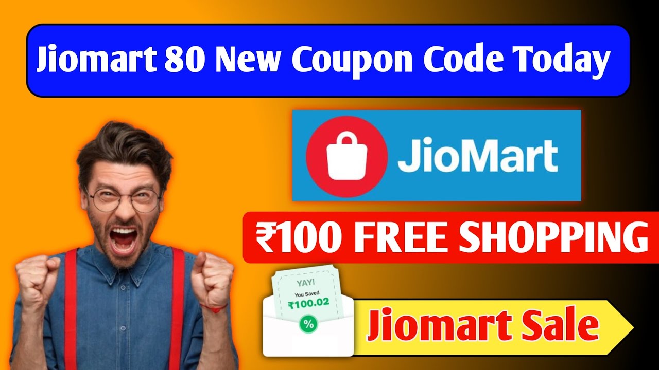 Jiomart 80 New Coupon Code Today 🔥| Jiomart 100 Free Shopping | Jiomart 100 off coupon Today