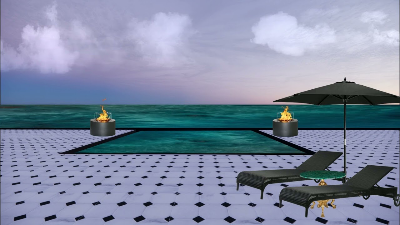 Ambient Relaxation | Opal Pool Lounge | Rooftop Lounge Series #ambientrelaxation