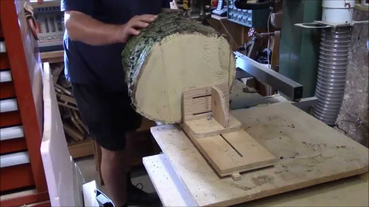 Resawing Logs on the bandsaw