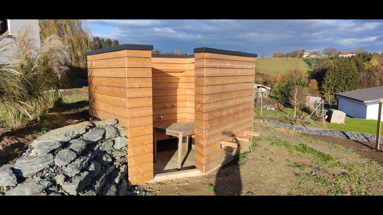 Gartendusche (Garden shower) Teil 1 Fundament herstellen