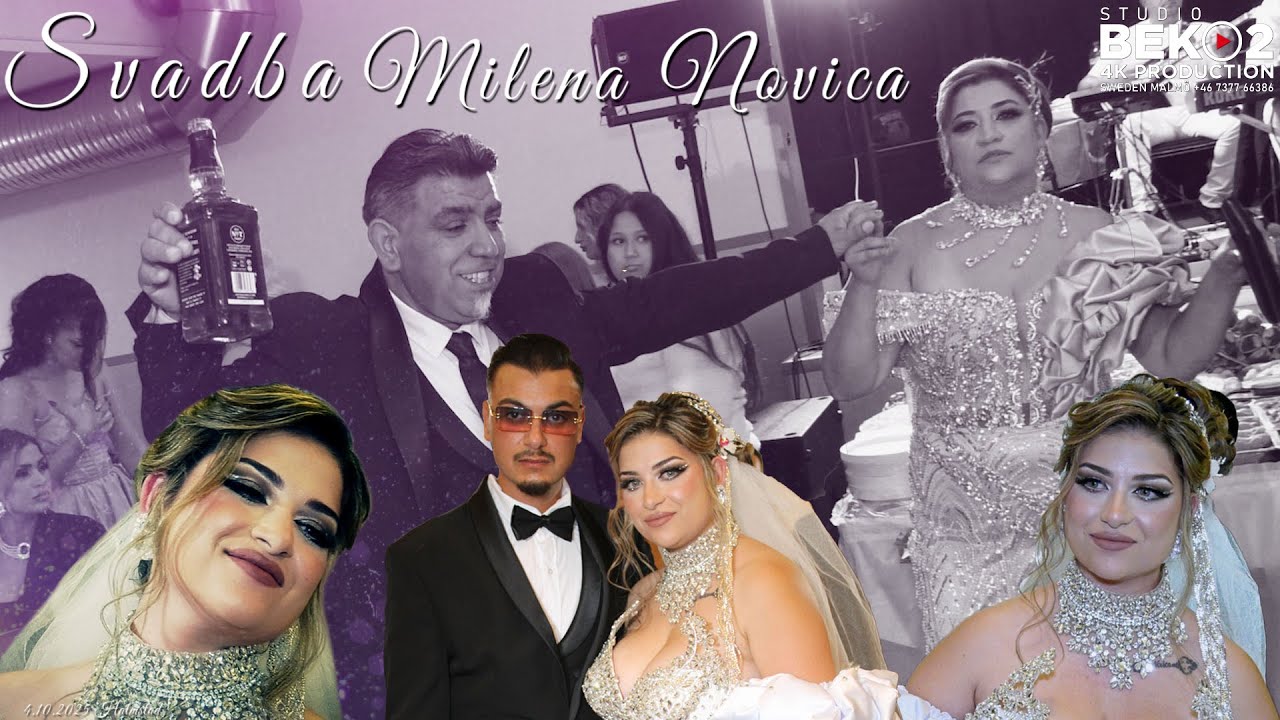 Svadba  Milena  Novica / part 1 / 4.10.2025 / Halmstad / Ork Plave Zvezde / Studio Beko 2 Malmö