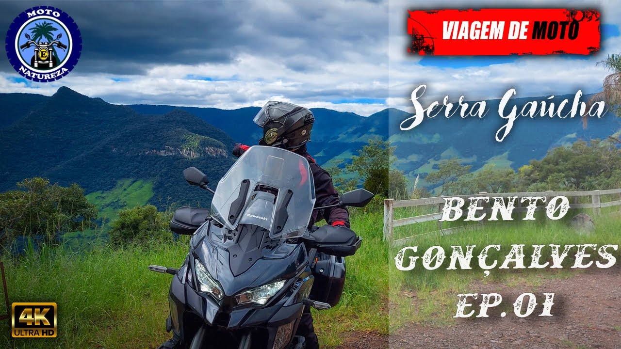 Viagem de Moto para Serra Gaúcha - EP.01 | KAWASAKI VERSYS 1000 GT | Moto Turismo | 4K