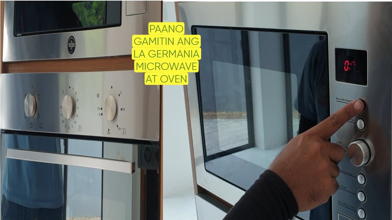 How to use your La Germania Microwave and Oven.