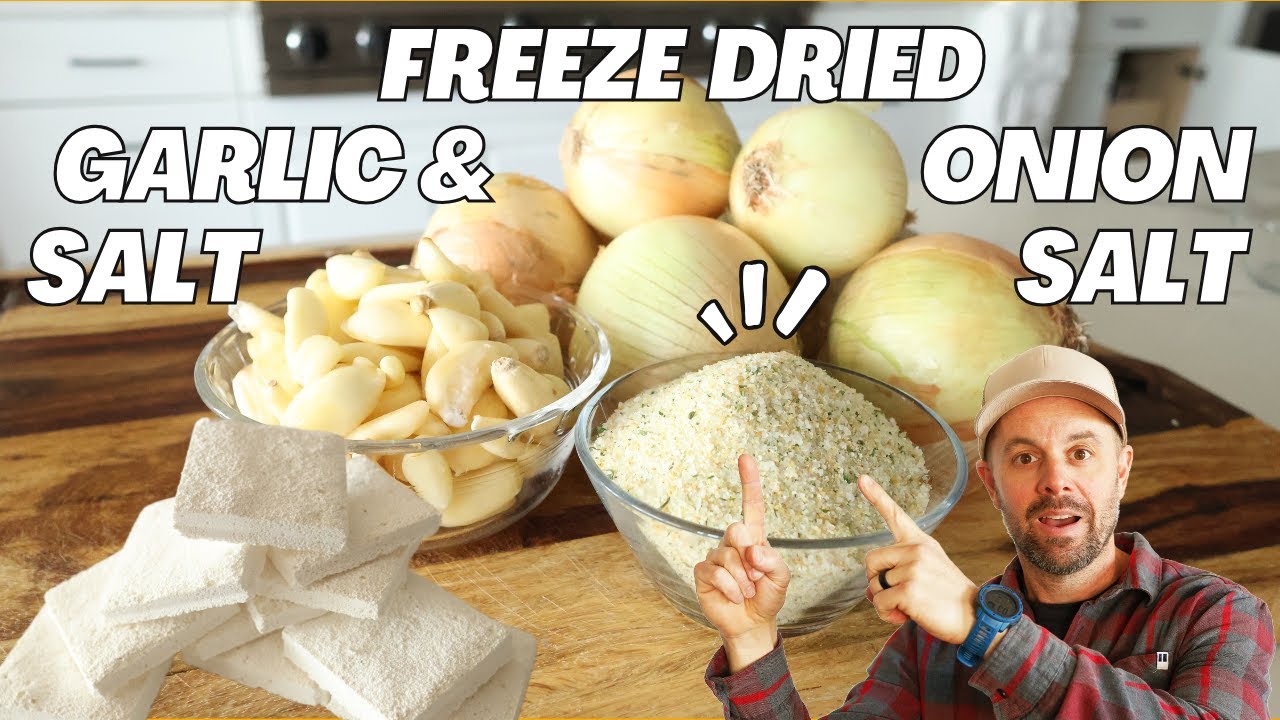Why Buy It? Make Freeze Dried Garlic & Onion Salt at Home!
