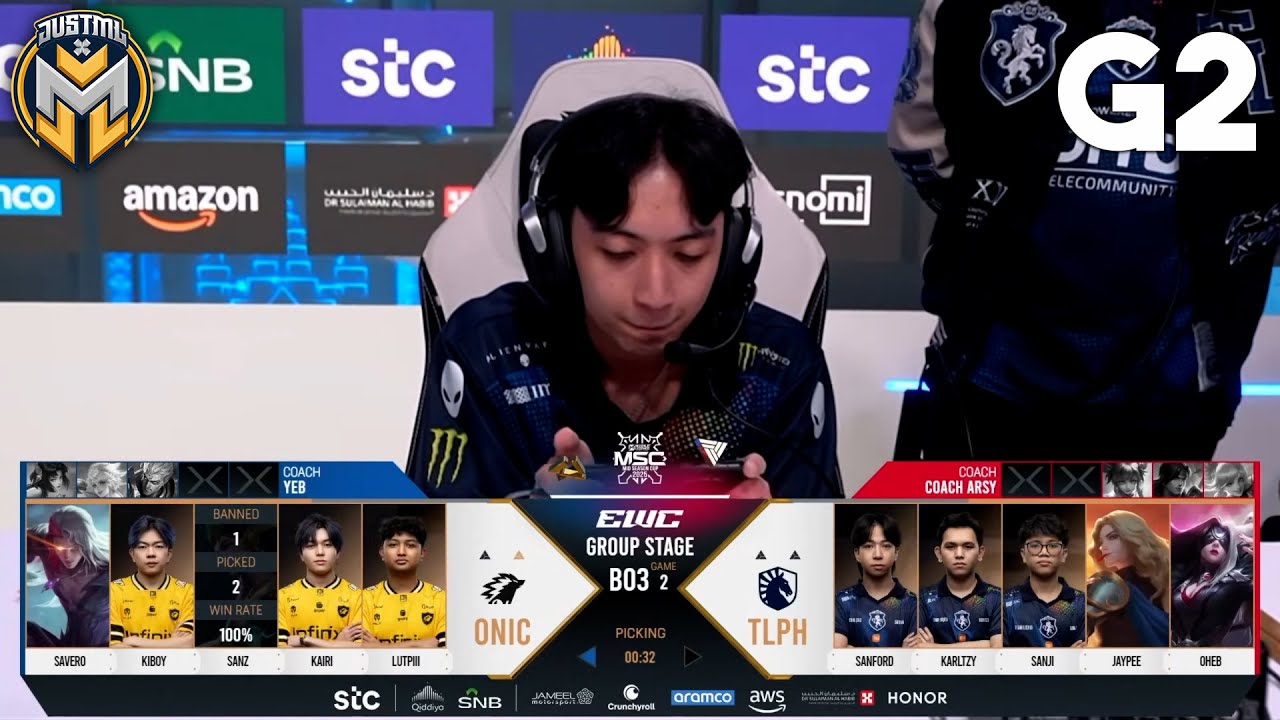 ONIC VS TLPH GAME 2 | GROUP STAGE DAY 3 | MLBB MSC 2025