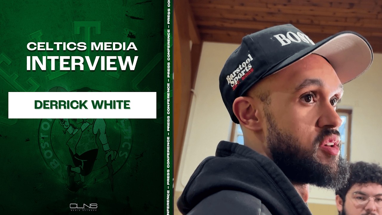 Derrick White Reacts to Jayson Tatum Return News | FULL INTERVIEW 3-5