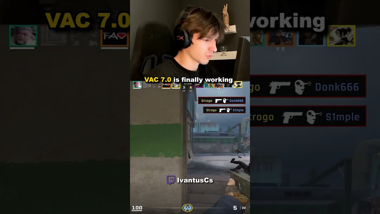 Anti Cheat is working?  #cs2 #counterstrike
