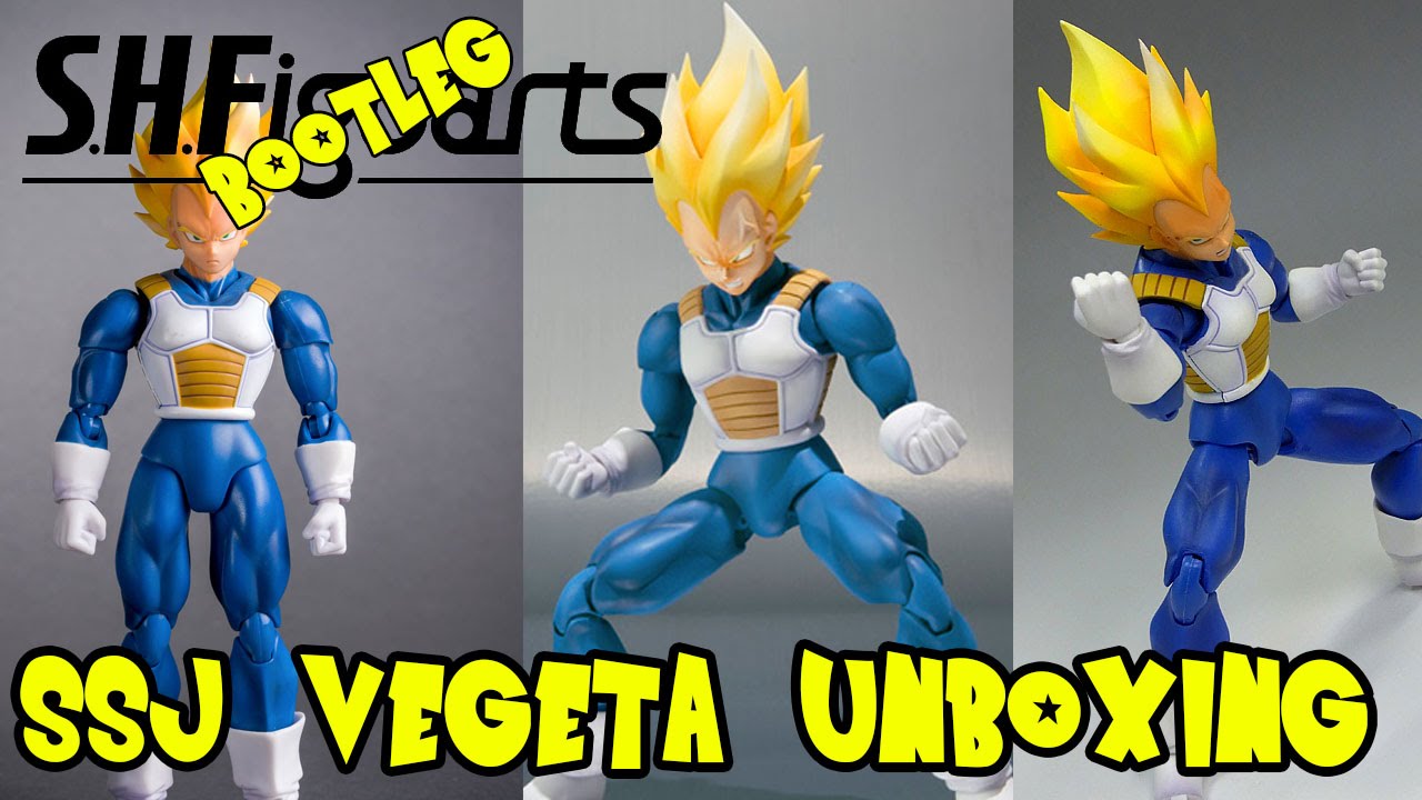 Dragon Ball Z S.H. Figuarts Bootleg Datong Super Saiyan Vegeta Unboxing & Review (Chinese Version)