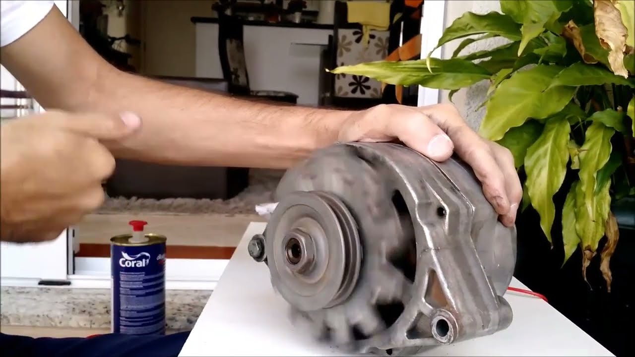 Alternador Opala - Limpeza, troca de peças e montagem